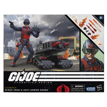 Load image into Gallery viewer, G.I. Joe Classified Series 6-Inch Scrap-Iron &amp; Anti-Armor Drone
