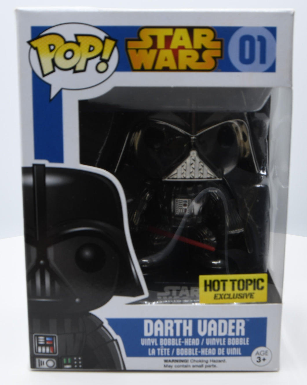 Star Wars Darth Vader Pop! Vinyl Figure #01 Hot Topic Exclusive