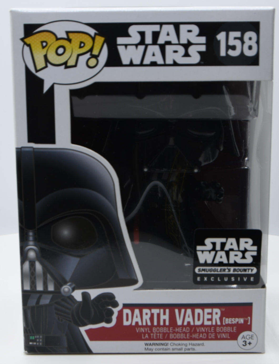 Star Wars Darth Vader Pop! Vinyl Figure #158 Smuggler's Bounty Exclusive