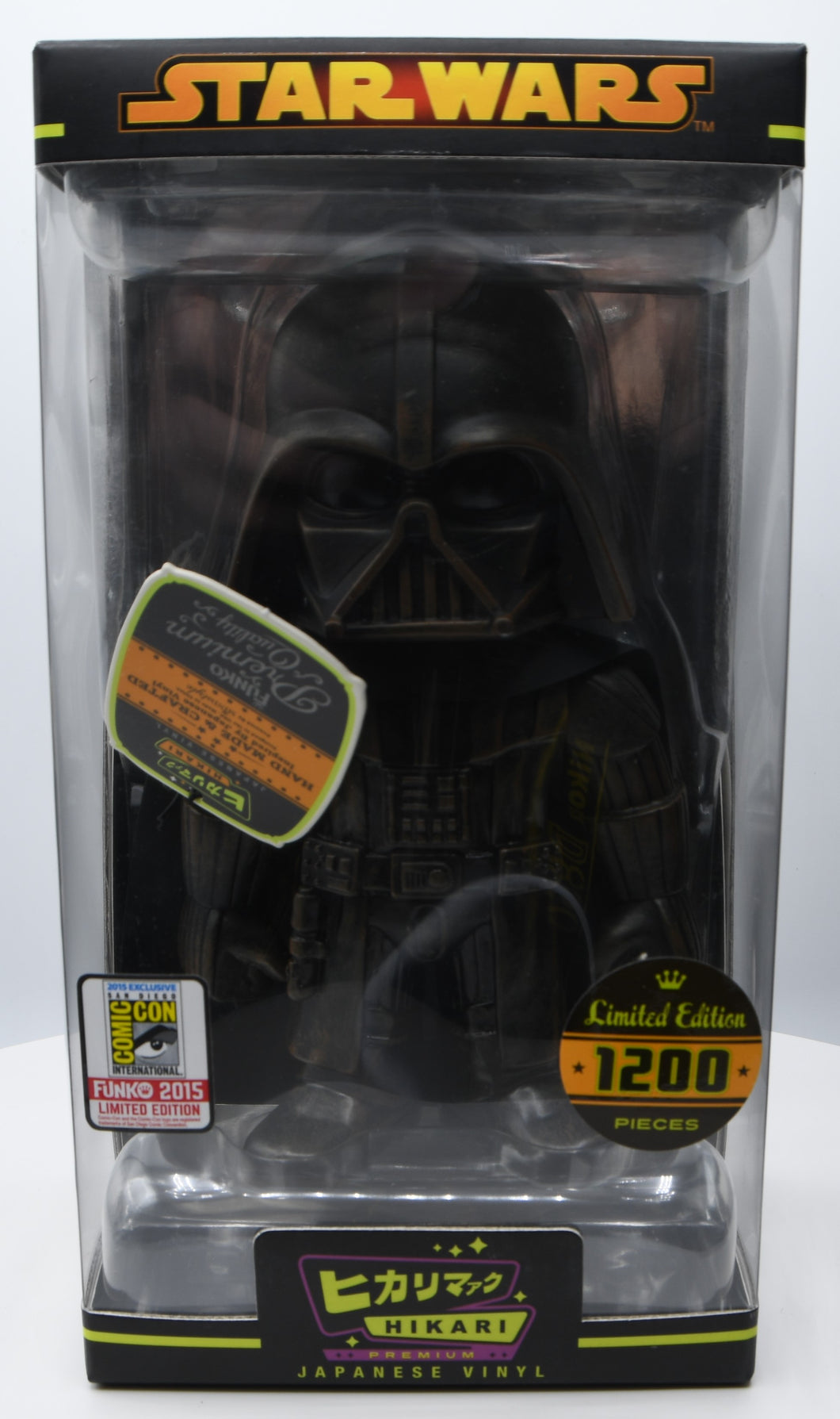 Star Wars Darth Vader Premium Japanese Vinyl Figure Limited 1200 2015 Comic Con