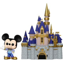 Load image into Gallery viewer, Walt Disney World 50th Anniversary Castle with Mickey Pop! Vinyl Town
