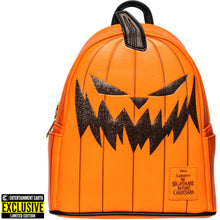 Load image into Gallery viewer, Nightmare Before Christmas Jack Skellington Pumpkin King Mini-Backpack - Entertainment Earth Exclusive
