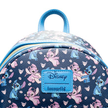 Load image into Gallery viewer, Lilo &amp; Stitch Angel and Stitch Hearts Mini-Backpack - Entertainment Earth Exclusive

