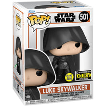 Load image into Gallery viewer, Star Wars: The Mandalorian Luke Glow-in-the-Dark Pop! Vinyl Figure - Entertainment Earth Exclusive
